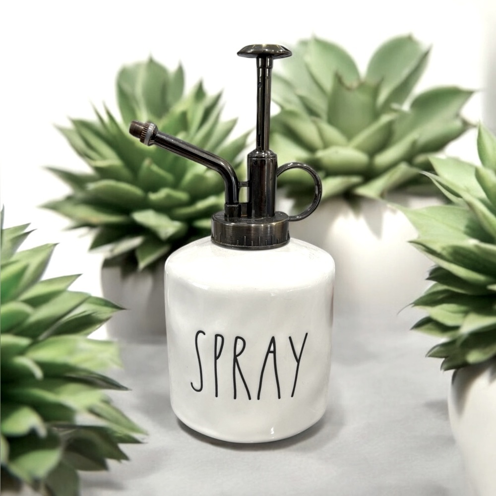 NEW Rae Dunn Ceramic SPRAY Mister White Farmhouse Decor White